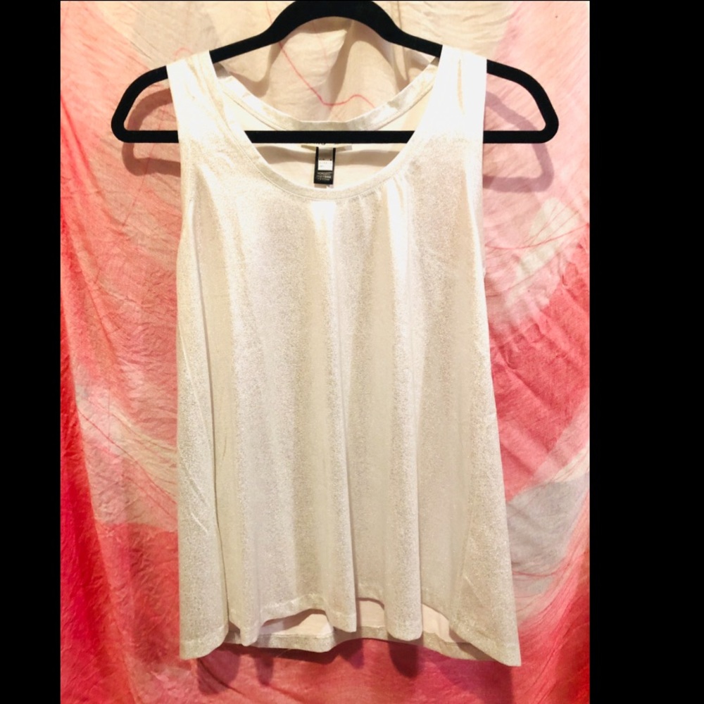 Silver Dressy Racerback Tank